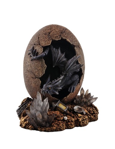 Figurine dragon éclos dans l'œuf