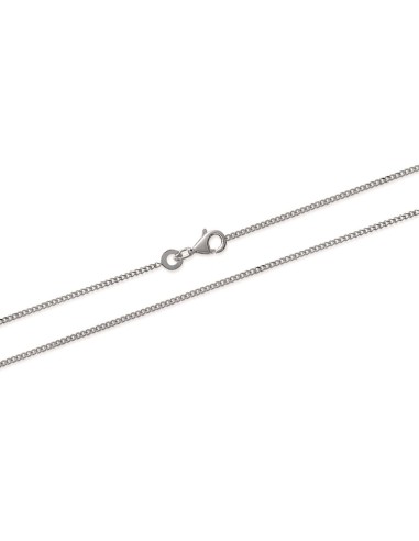 Chaîne en argent maille gourmette 70 cm