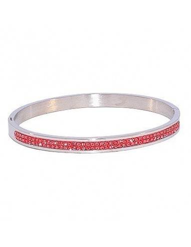 bracelet jonc rouge Aisha