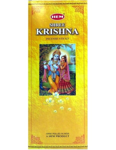 Encens Hem HEM Shree Krishna Lot de deux boîtes de 20 grammes chacune