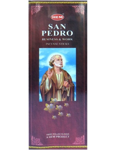 Encens Hem San Pedro Lot de deux boîtes de 20 bâtonnets chacune
