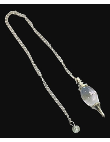 Pendule Shiva Lingam Cristal de roche voyance