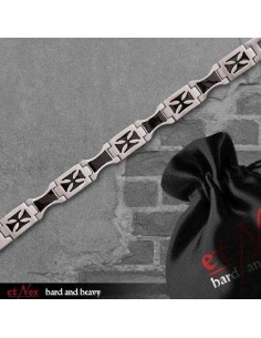 Bracelet croix de Malte acier Alisha