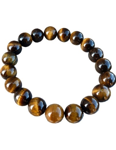 Bracelet œil de tigre en 10 mm