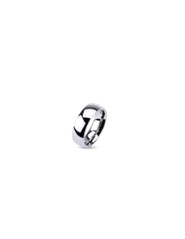 Bague alliance acier en 6 mm