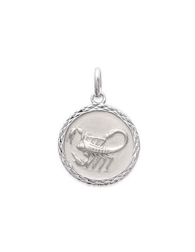 Pendentif zodiaque Scorpion en argent