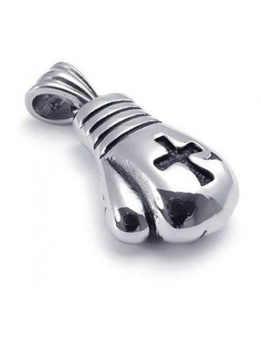 Pendentif boxe acier modèle Adnan