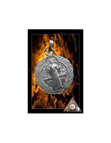 Saint Benoît médaille argentée