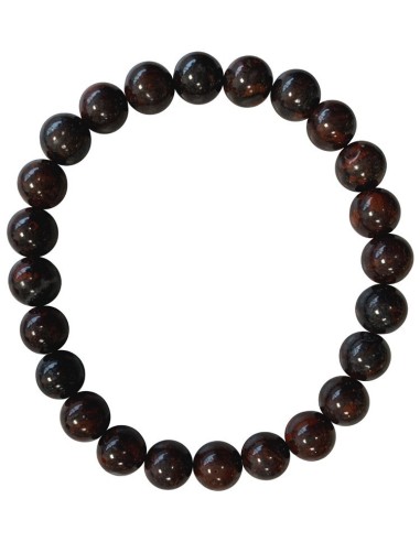 Bracelet  œil de fer perles de 8 mm