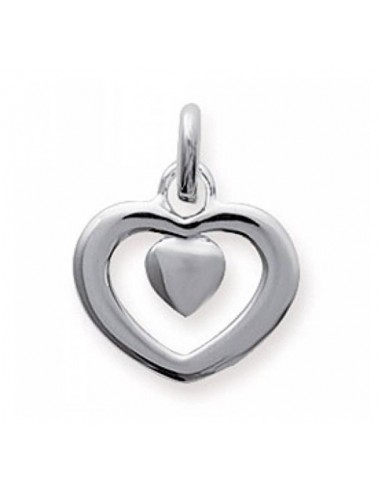 Pendentif Coeur Argent Alpin