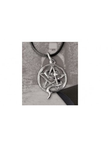 Pendentif pentagramme serpent modèle Adeodat