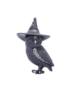 Figurine chouette sorcière chapeau de sorcière