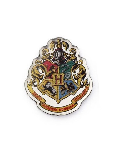 Harry Potter badge métallique blason Poudlard