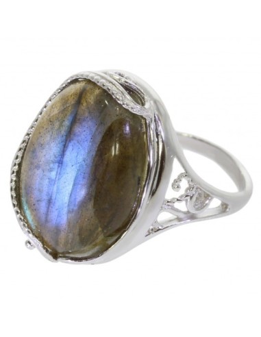 Bague argent et Labradorite véritable