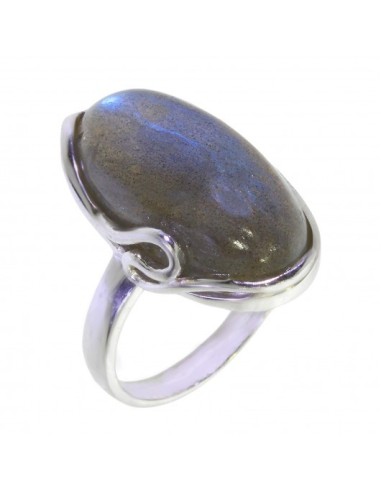 Bague argent et Labradorite véritable