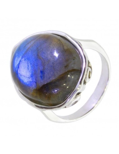 Bague argent et Labradorite véritable