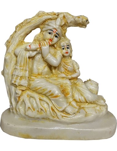Statuette Radha Krishna en acrylique