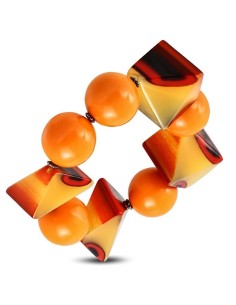 Bracelet orange style fantaisie