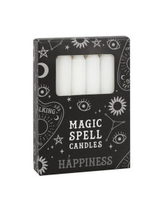 Lot de 12 bougies magiques bonheur