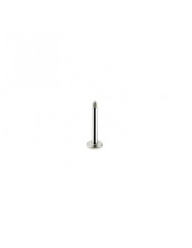Barre piercing labret 8 mm x 1,2 mm acier modèle Angelina