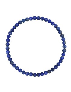 Bracelet en Lapis lazuli boules 4mm EXTRA modèle Aleuis