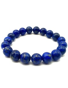 Bracelet en Lapis lazuli boules en 10 mm