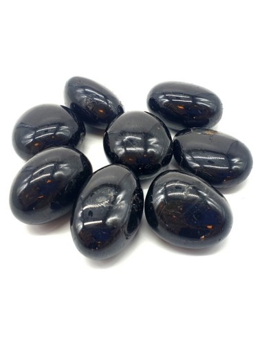 Tourmaline noire pierre roulée en 30 mm