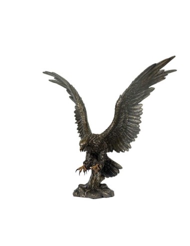 Statue Aigle figurine couleur bronze 41 cm