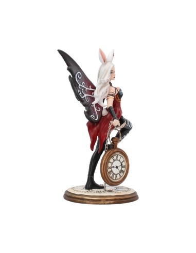 Statuette fée lapin Rabbit sur l'horloge