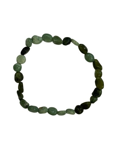 Bracelet jade Néphrite  en pierres roulées
