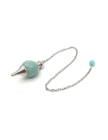 Pendule amazonite en sphère voyance divination