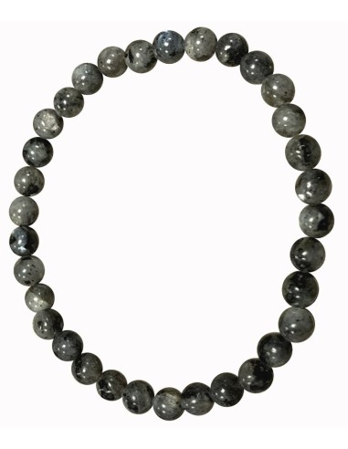 Bracelet Pierre  Larvikite perles en 6 mm
