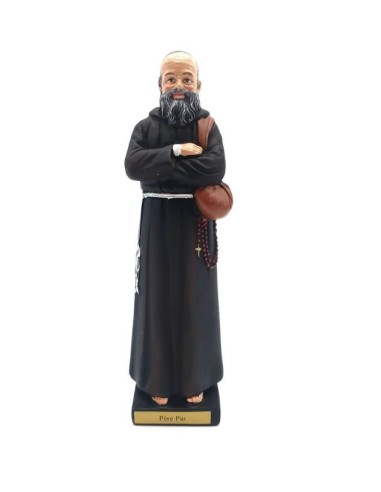Statuette figurine Padre Pio en 20 cm