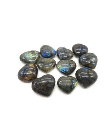 Labradorite cœur et chakra du 3°Oeil.