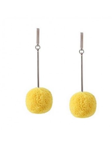 Boucles d'oreilles pompons