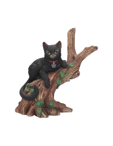 Déco Chat noir Chat onyx dans l’arbre