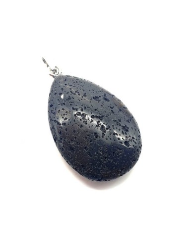 Pendentif pierre de lave