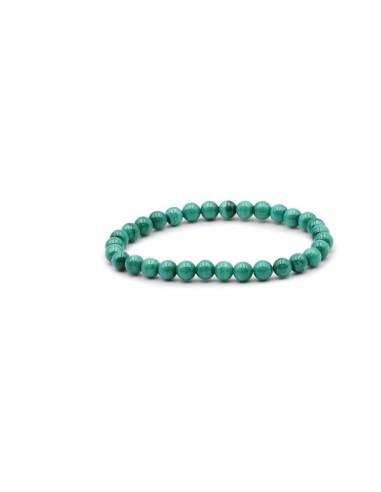 Bracelet malachite 6 mm