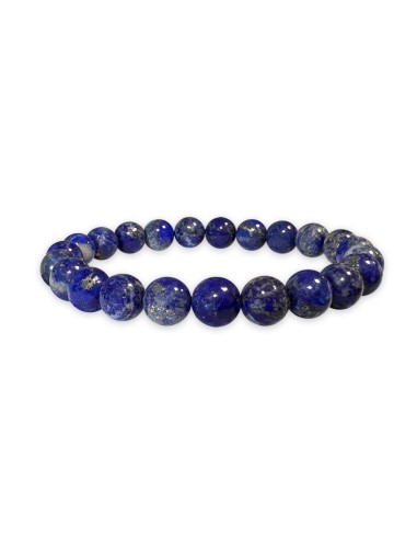 Bracelet en Lapis lazuli  perles en 8 mm