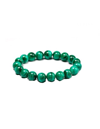 Bracelet Malachite bijou en pierre en 10 mm