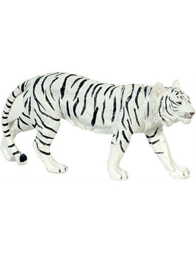 Statuette tigre blanc figurine déco