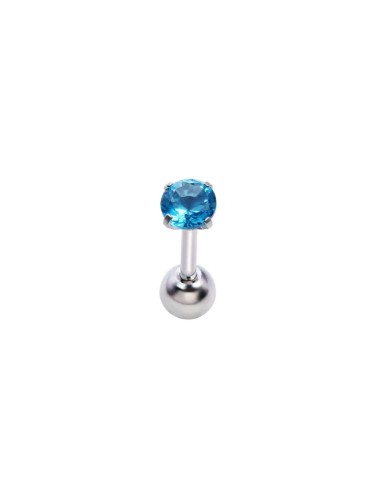 Piercing Tragus  cristal bleu