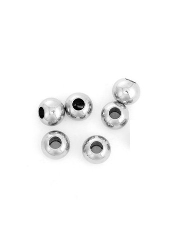 Apprêts perles intercalaire 4 mm x 3 mm en acier