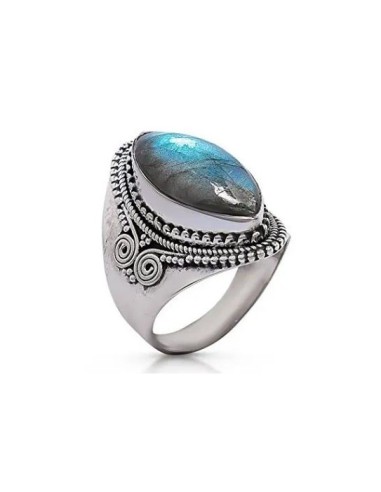 Bague Labradorite bijou en argent