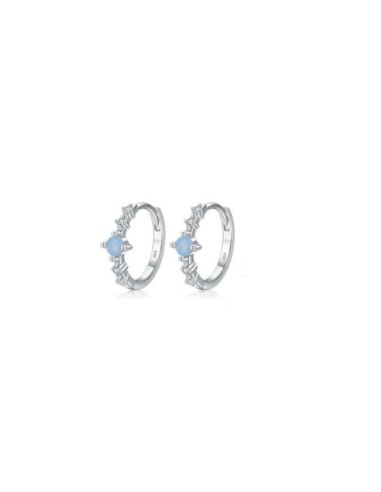 Boucles d'oreilles créoles 12 mm bijou en argent