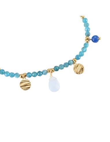 Bracelet  Apatite Bleue  petites pierres