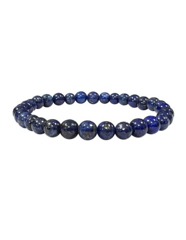 Bracelet pierre en Lapis lazuli AAA bijou en 6 mm