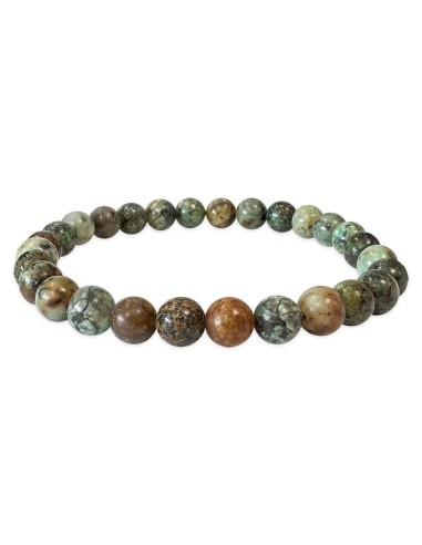 Bracelet Turquoise Africaine AB en 6 mm
