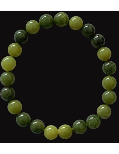 Bracelet jade Néphrite  en 8 mm