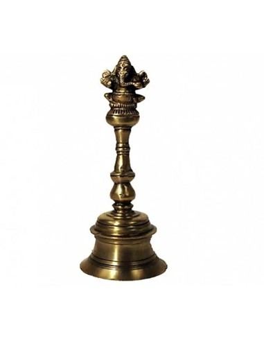 Cloche en bronze avec Ganesh